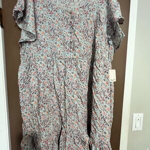 Passport Blue Floral Dress